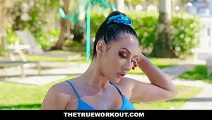 TeamSkeet - Curvy (Davina Davis) Pulverized After Workout