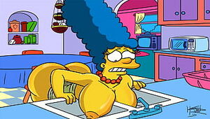 The Simpsons Hentai - Marge Sumptuous (GIF)